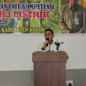Pembukaan Pelaksanaan Kegiatan Pelatihan Teknisi K3 Listrik
