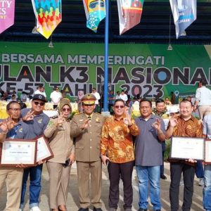 Pelaksanaan Bulan K3 di Coastal Area & Apel Bulan K3 Provinsi Kepri bersama Gubernur di Batam